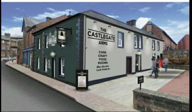 The Castlegate Arms Hotel Penrith Buitenkant foto
